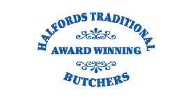 Halfords Butchers logo